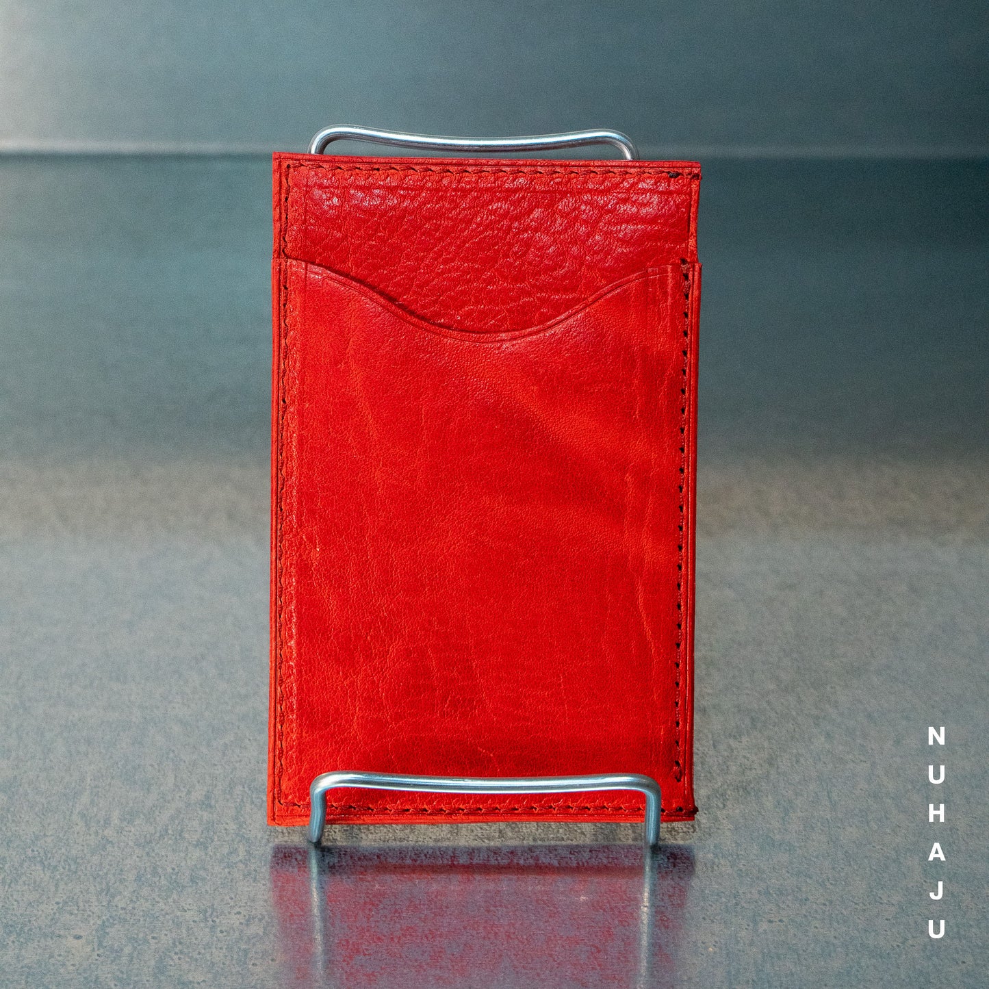 (name) card wallet (red)